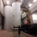 gru cingolata 525 servizio gru per sollevamento silos